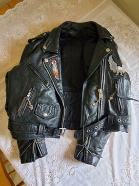 Vintage 'BikersLeather Stuff Women's Jacket